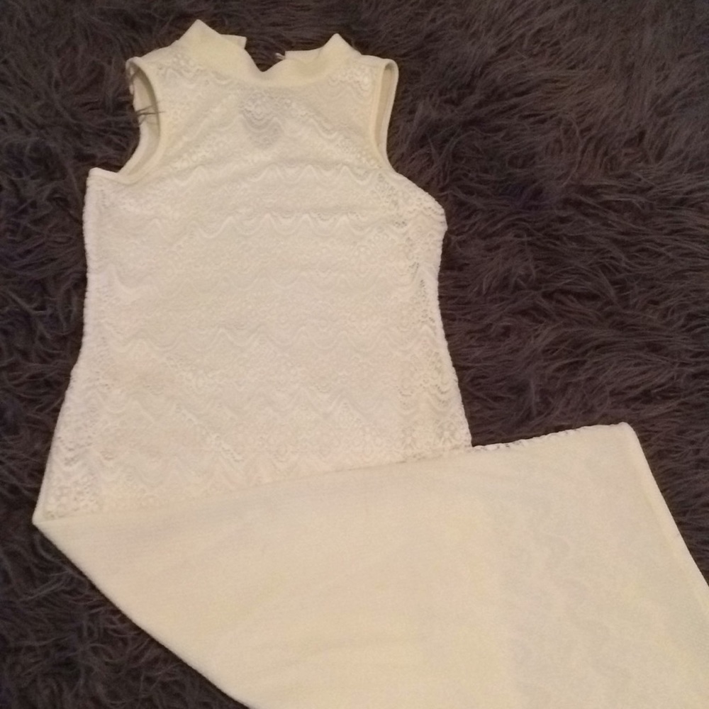 Long off white  pencil dress!